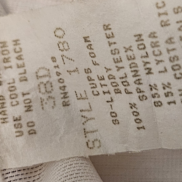 White Boustier 38d - Picture 4 of 6